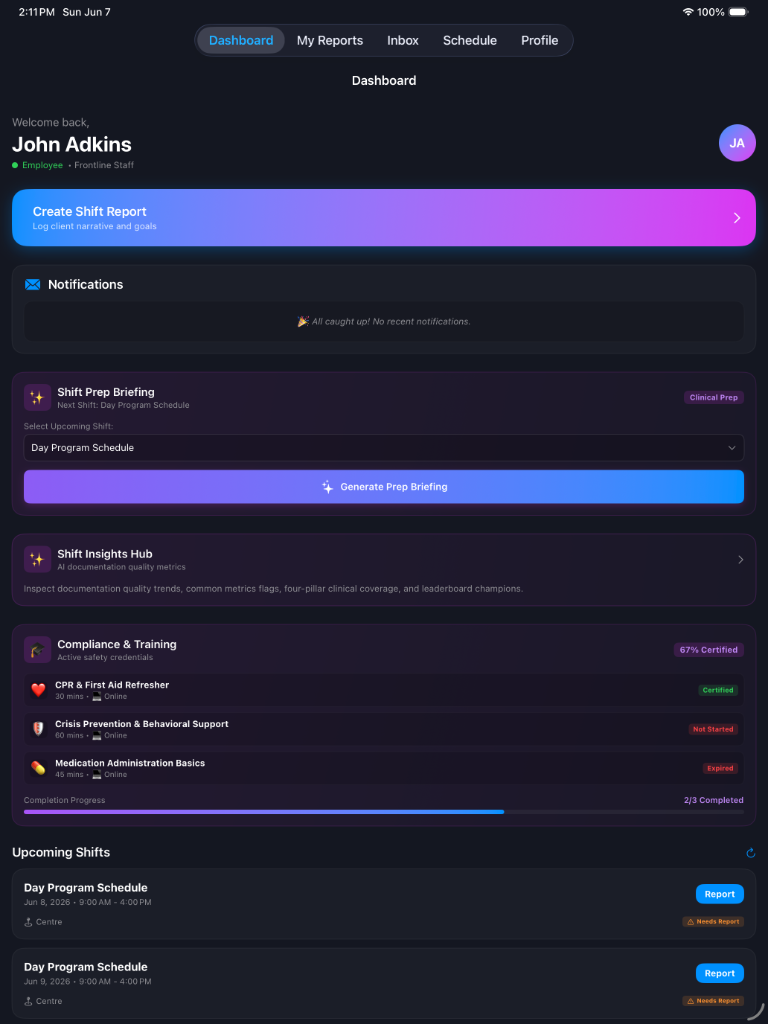 Agency Manager Dashboard